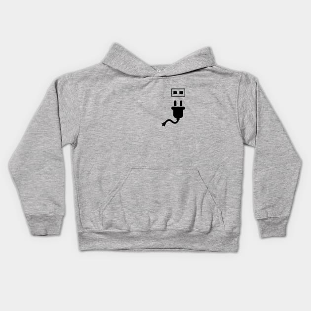 Plug and Socket Kids Hoodie by dblaiya